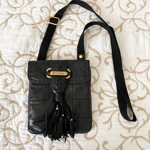 Juicy Couture Black Leather Crossbody Bag